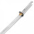 ONIKIRI: 40.5" Battle Ready Handmade 1045 Carbon Steel Platinum Functional Katana