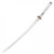 ONIKIRI: 40.5" Battle Ready Handmade 1045 Carbon Steel Platinum Functional Katana