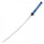 ONIKIRI: 40.5" Battle Ready Handmade Carbon Steel Blue Spotted Functional Katana