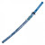 ONIKIRI: 40.5" Battle Ready Handmade Carbon Steel Blue Spotted Functional Katana