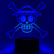 ONE PIECE: Pirate Logo Acrylic Light Stand