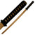 TRAINING - SAMURAI WOODEN SWORD 39" NATURAL WOOD