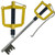 36.5" Cosplay Kingdom Hearts Keyblade (Metal)
