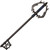 KINGDOM  HEARTS: 35.5" Cosplay Kingdom Hearts Keyblade (Metal Oblivion)