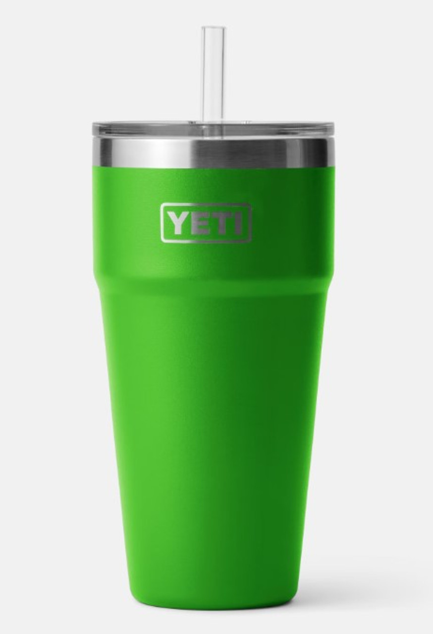 Yeti - 26 oz Rambler Stackable Cup with Straw Lid Charcoal