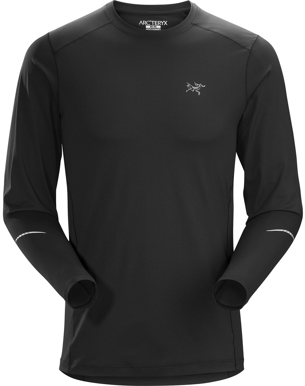 新品　Arc'teryx Motus Crew LS M's Motus Crew Neck Shirt Long Sleeve (Black) - River & Trail