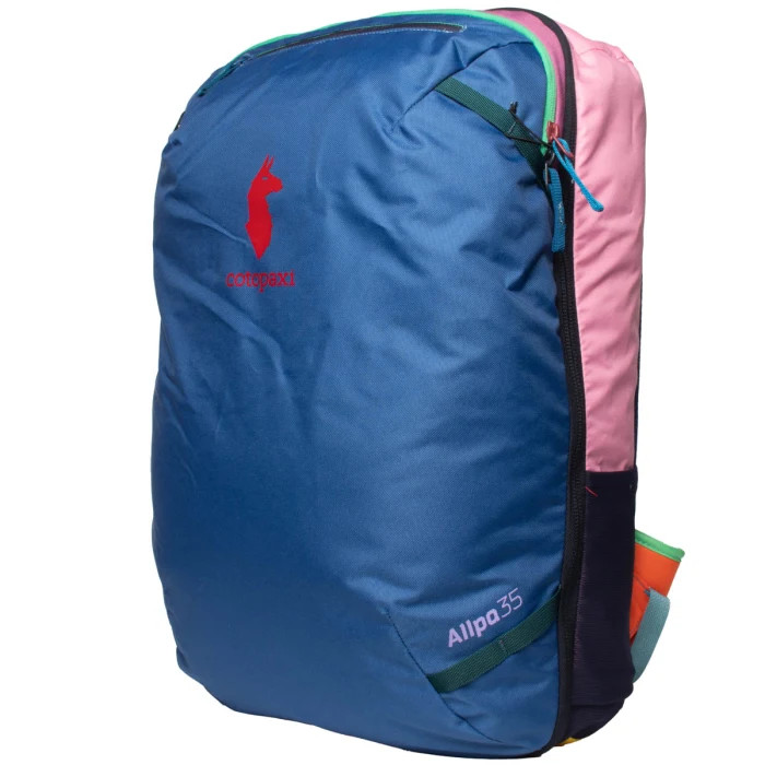cotopaxi allpa 35l travel pack - del dia The redesigned Cotopaxi Allpa 35L Travel Pack offers superior comfort with updated features like air mesh shoulder straps for better weight distribution and an exterior stretch bottle pocket up to 32oz Allpa 35L Travel Pack -