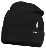 Thermal Merino Reversible Cuffed Beanie - Black