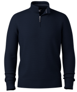 Men's Sparwood Half Zip Sweater - Deep Navy Heather