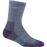Women's Hiker Micro Crew Midweight Hiking Sock - Light Denim