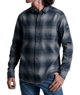 Men's Law Flannel Long Sleeve - Steel Blue Men's Law Flannel Long Sleeve - Steel Blue