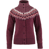 Women's Övik Knit Cardigan - Dark Garnet