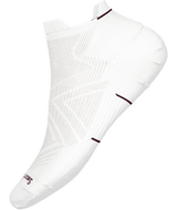 Women's Run Targeted Cushion Low Ankle Socks - Black/White