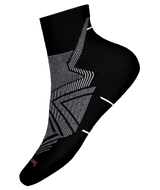 Women's Run Targeted Cushion Ankle Socks - Black