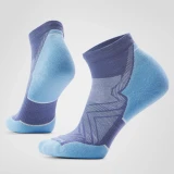 Women's Run Targeted Cushion Ankle Socks - Nightfall Blue