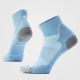 Women's Run Zero Cushion Ankle Socks - Serene Blue