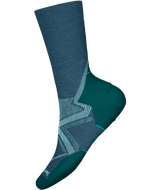 Women's Run Cold Weather Targeted Cushion Crew Socks - Twilight Blue