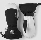 Army Leather Heli Ski Mitt - Black
