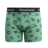 Men's Merino Print Boxer Brief Boxed - Zen Green Trail Ride
