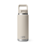 Rambler 26oz Water Bottle with Straw Cap  - Cape Taupe