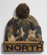 Kids’ Ski Tuke - Utility Brown Camo Texture Small Print