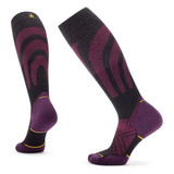 Women's Run Targeted Cushion Compression Over-The-Calf Socks - Black