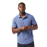 Men's Everyday Party Short Sleeve Button Down - Nightfall Blue - Front
