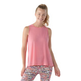Women's Active Ultralite Hi Neck Tank - Guava Pink