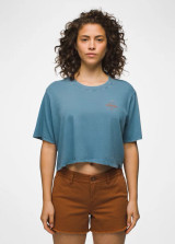 Women's Everyday Vintage-Washed Graphic Crop Tee - High Tide Arch