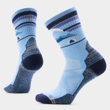 Women's Hike Light Cushion Mountain Moon Crew Sock  - Serene Blue