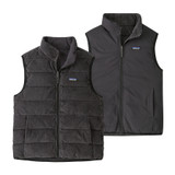Reversible Cotton Down Vest - Black