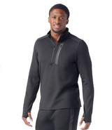  Men's Active Fleece Half Zip - Black
