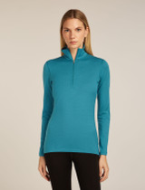 Women's Merino 200 Oasis Long Sleeve Half Zip - Topaz