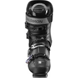 W's S/Pro Supra 80 Ski Boots - Black / Silver Met. / Sweet Lavender