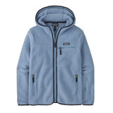 Women's Retro Pile Hoody - Barnacle Blue