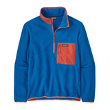 Men's Microdini Half Zip Pull Over - Endless Blue