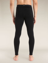 M's Merino 260 Tech Thermal Leggings with Fly - Black - Back
