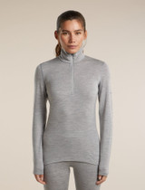Women's Merino 260 Tech Long Sleeve Half Zip Thermal Top - Metro Heather