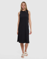 W's Valley Dress - Meteorite Black