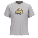 Men's Long Weekend Short Sleeve Graphic Tee - Light Gray Heather