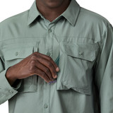 M's Long-Sleeve Self Guided Sun Shirt - Chest Pocket