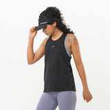Women's SHKout Core Tank - Deep Black
