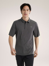 Men's Cormac Polo Short-Sleeve - Black Heather