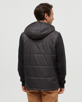 M's Coastal Hybrid Hoodie - Meteorite Black 