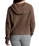 Women's Fireside Sweater Hoody - Coffee