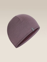 Merino 200 Oasis Reversible Beanie - Dark Berry/Grey Plum