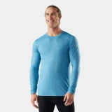 Men's Classic All-Season Merino Base Layer Crew Boxed - Mineral Blue