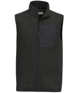Men's Second Cut Fleece Vest - Charcoal