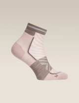 Women's Run+ Ultralight Mini Socks - Pink Quartz/Porcini