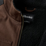Men's Mustang Pile Work Vest - Dark Brown/Black